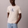 Monologo Classic T-Shirt mit grafischem Streifenmuster Monologo Classic T-Shirt mit grafischem Streifenmuster