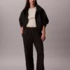 Monologo Fleece-Jogginghose mit weitem Bein Monologo Fleece-Jogginghose mit weitem Bein