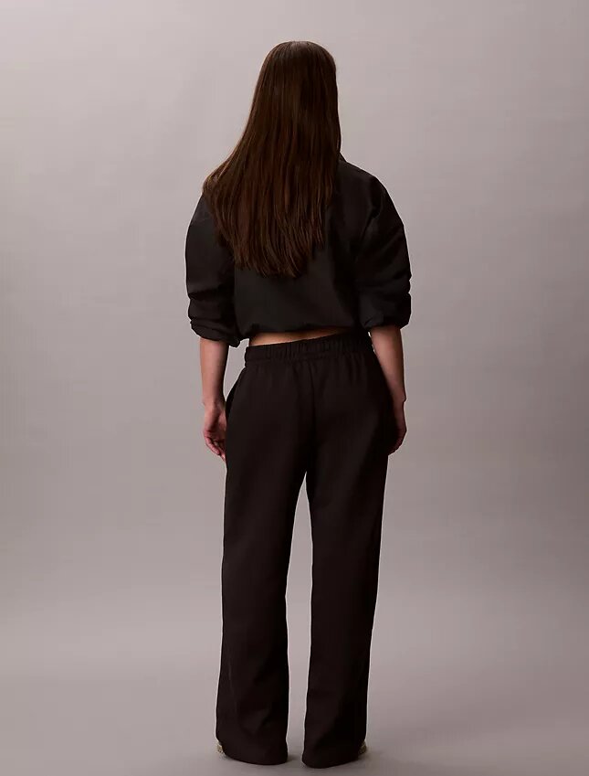 Monologo Fleece-Jogginghose mit weitem Bein Monologo Fleece-Jogginghose mit weitem Bein