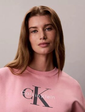 Monologo Fleece Relaxed Sweatshirt Monologo Fleece Relaxed Sweatshirt