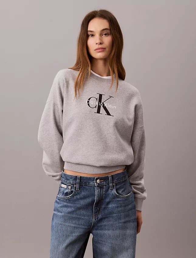 Monologo Fleece Relaxed Sweatshirt Monologo Fleece Relaxed Sweatshirt