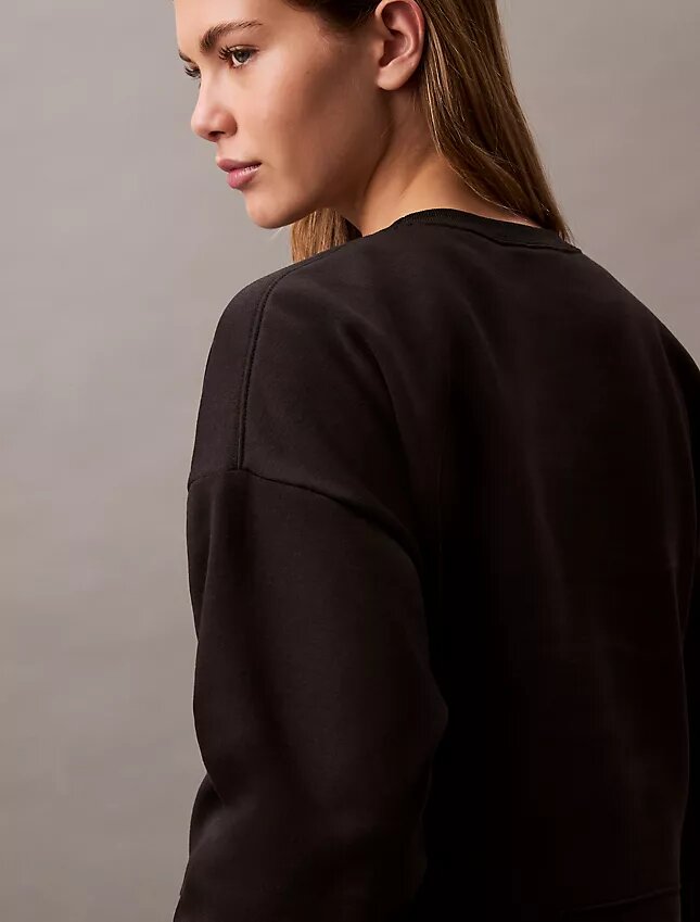 Monologo Fleece Relaxed Sweatshirt Monologo Fleece Relaxed Sweatshirt