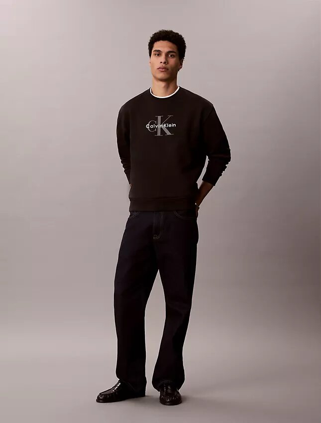 Monologo Fleece-Sweatshirt Monologo Fleece-Sweatshirt