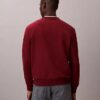Monologo Fleece-Sweatshirt mit Rundhalsausschnitt Monologo Fleece-Sweatshirt mit Rundhalsausschnitt