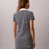 Monologo Mini-Kleid mit Rippenstreifen Monologo Mini-Kleid mit Rippenstreifen