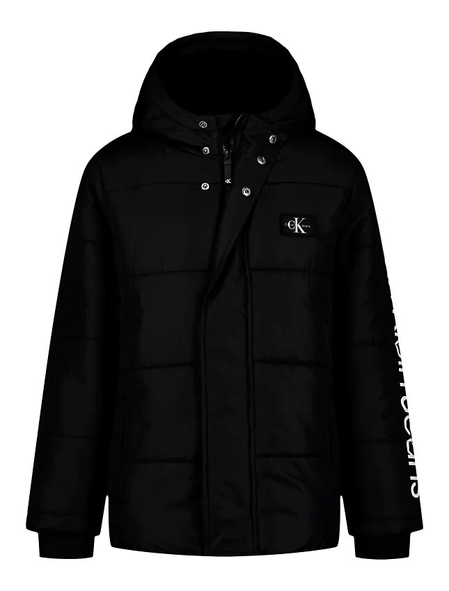 Monologo-Pufferjacke mit Aufnäher für Jungen Monologo-Pufferjacke mit Aufnäher für Jungen