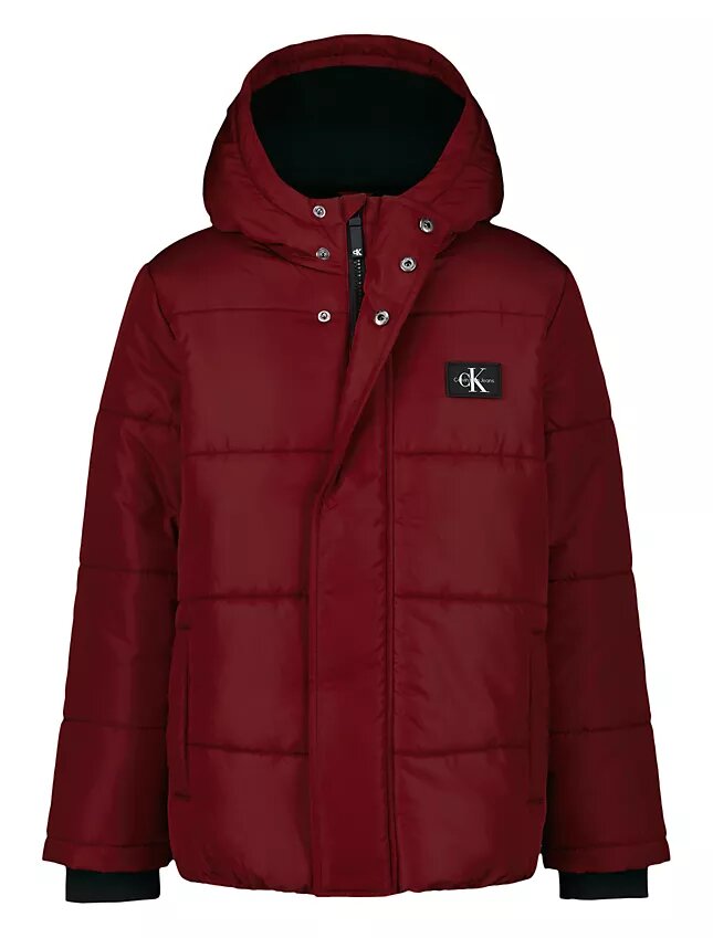 Monologo-Pufferjacke mit Aufnäher für Jungen Monologo-Pufferjacke mit Aufnäher für Jungen