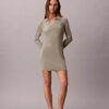 Monologo Rib Polo Minikleid