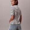 Monologo Stripe Rib Polo-T-Shirt Monologo Stripe Rib Polo-T-Shirt