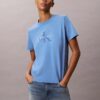 Monologo-T-Shirt mit Acid-Wash-Effekt
