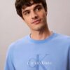 Monologo-T-Shirt mit Acid-Wash-Effekt Monologo-T-Shirt mit Acid-Wash-Effekt