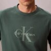 Monologo-T-Shirt mit Acid-Wash-Effekt Monologo-T-Shirt mit Acid-Wash-Effekt
