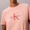 Monologo-T-Shirt mit Acid-Wash-Effekt