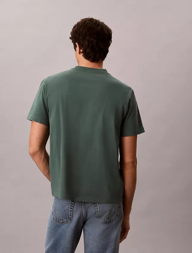 Monologo-T-Shirt mit Acid-Wash-Effekt Monologo-T-Shirt mit Acid-Wash-Effekt