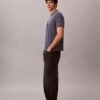 Monologo-T-Shirt mit Acid-Wash-Effekt Monologo-T-Shirt mit Acid-Wash-Effekt