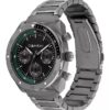 Multifunktionale Armbanduhr mit Gliederarmband Multifunktionale Armbanduhr mit Gliederarmband