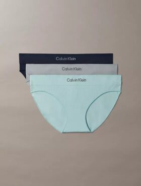 Nahtloser Bikini aus Mikrofaser mit Rippmuster, 3er-Pack