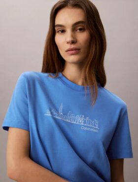 New York Cityscape Classic Graphic T-Shirt