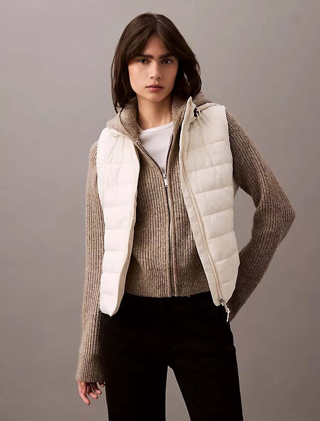 Nylon-Daunenweste Nylon-Daunenweste