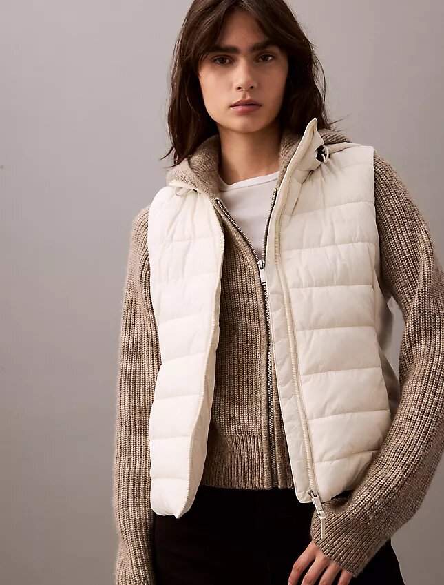 Nylon-Daunenweste Nylon-Daunenweste