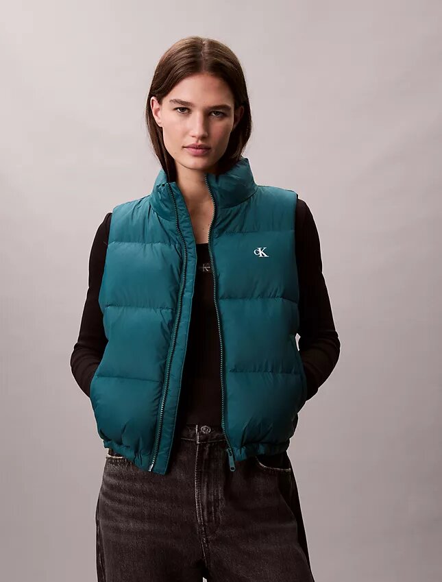 Nylon-Monogram-Steppweste Nylon-Monogram-Steppweste