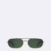 Ovale Sonnenbrille aus Metall Ovale Sonnenbrille aus Metall