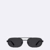 Ovale Sonnenbrille aus Metall Ovale Sonnenbrille aus Metall
