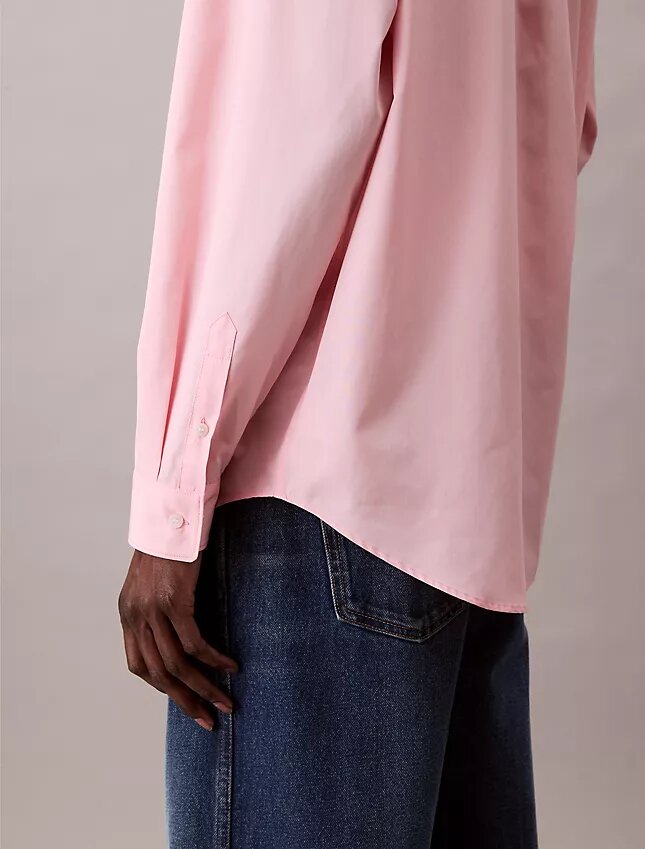 Oversized-Hemd aus Baumwollpopeline Oversized-Hemd aus Baumwollpopeline