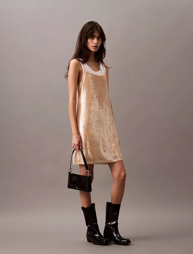 Pailletten-Minikleid Pailletten-Minikleid