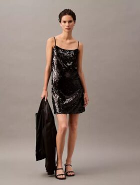 Pailletten-Minikleid