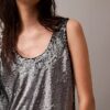 Pailletten-Tanktop