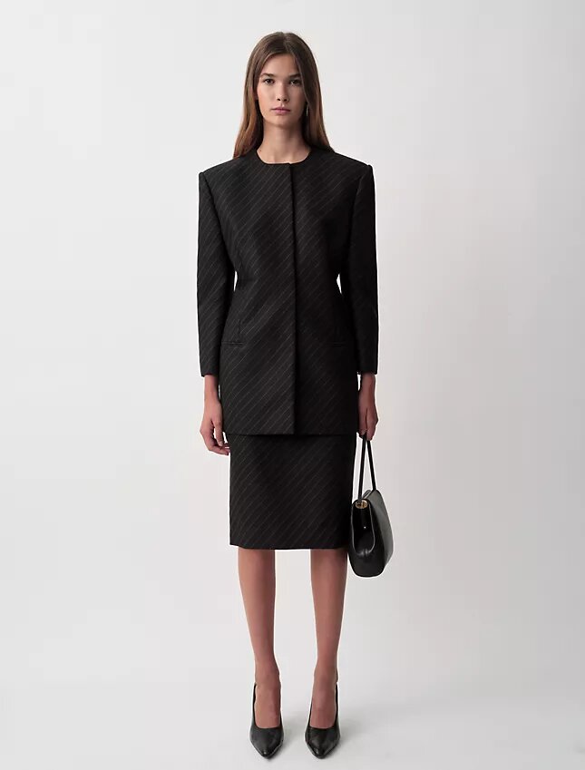 Parker-Blazer ohne Kragen Parker-Blazer ohne Kragen