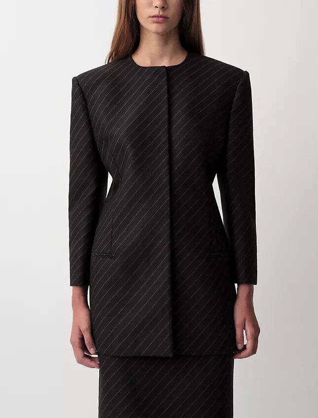 Parker-Blazer ohne Kragen Parker-Blazer ohne Kragen