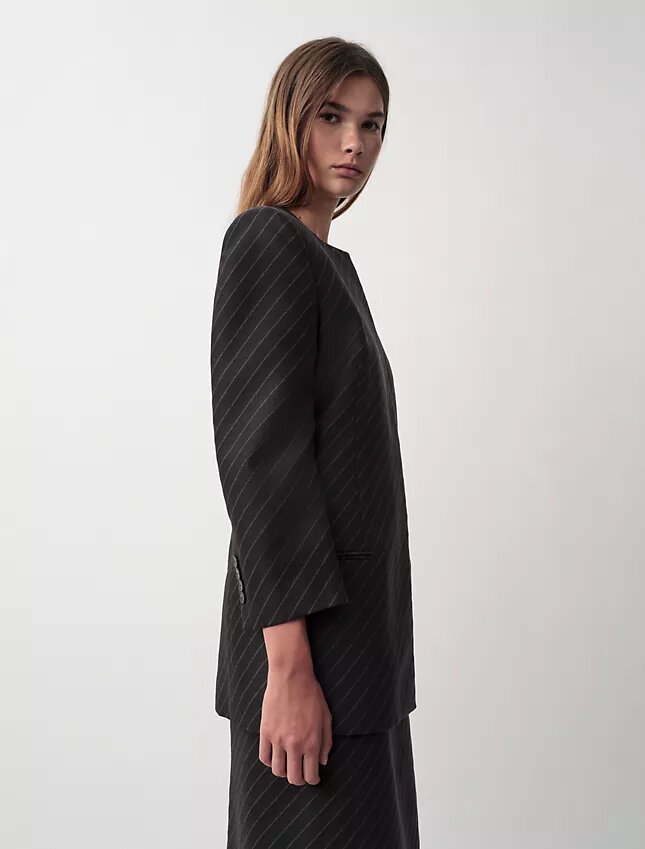 Parker-Blazer ohne Kragen Parker-Blazer ohne Kragen