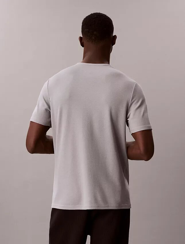 Piqué-T-Shirt mit Rundhalsausschnitt Piqué-T-Shirt mit Rundhalsausschnitt
