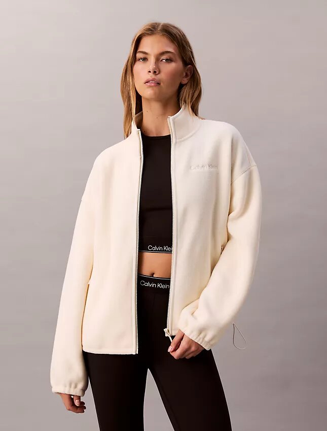 Polarfleece-Jacke mit Reißverschluss Polarfleece-Jacke mit Reißverschluss