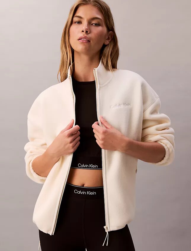 Polarfleece-Jacke mit Reißverschluss Polarfleece-Jacke mit Reißverschluss