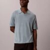Polo-Pullover aus Leinenmischung Polo-Pullover aus Leinenmischung