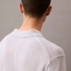 Polo-Pullover aus Leinenmischung Polo-Pullover aus Leinenmischung