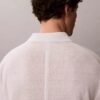 Polo-Pullover aus Leinenmischung Polo-Pullover aus Leinenmischung