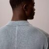 Polo-Pullover aus Leinenmischung Polo-Pullover aus Leinenmischung