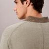 Polo-Pullover aus Leinenmischung Polo-Pullover aus Leinenmischung