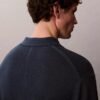 Polo-Pullover aus Leinenmischung Polo-Pullover aus Leinenmischung