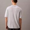 Polo-Pullover aus Leinenmischung Polo-Pullover aus Leinenmischung