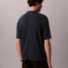 Polo-Pullover aus Leinenmischung Polo-Pullover aus Leinenmischung
