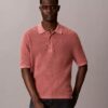 Polo-Pullover aus Waffelpiqué Polo-Pullover aus Waffelpiqué