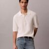 Polo-Pullover aus Waffelpiqué Polo-Pullover aus Waffelpiqué