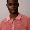 Polo-Pullover aus Waffelpiqué Polo-Pullover aus Waffelpiqué