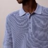 Polo-Pullover aus Waffelpiqué Polo-Pullover aus Waffelpiqué