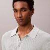 Polo-Pullover aus Waffelpiqué Polo-Pullover aus Waffelpiqué